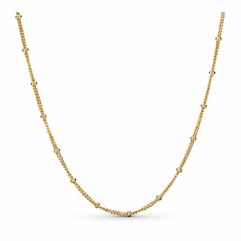 Pandora Australia Shine™ Beaded Necklace - 18ct Gold Plated | LJAWYN469